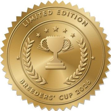 Limited Edition Breeders' Cup 2026 gold seal